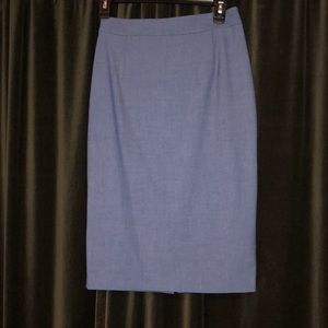 Antonio Melani Light Blue Pencil Skirt